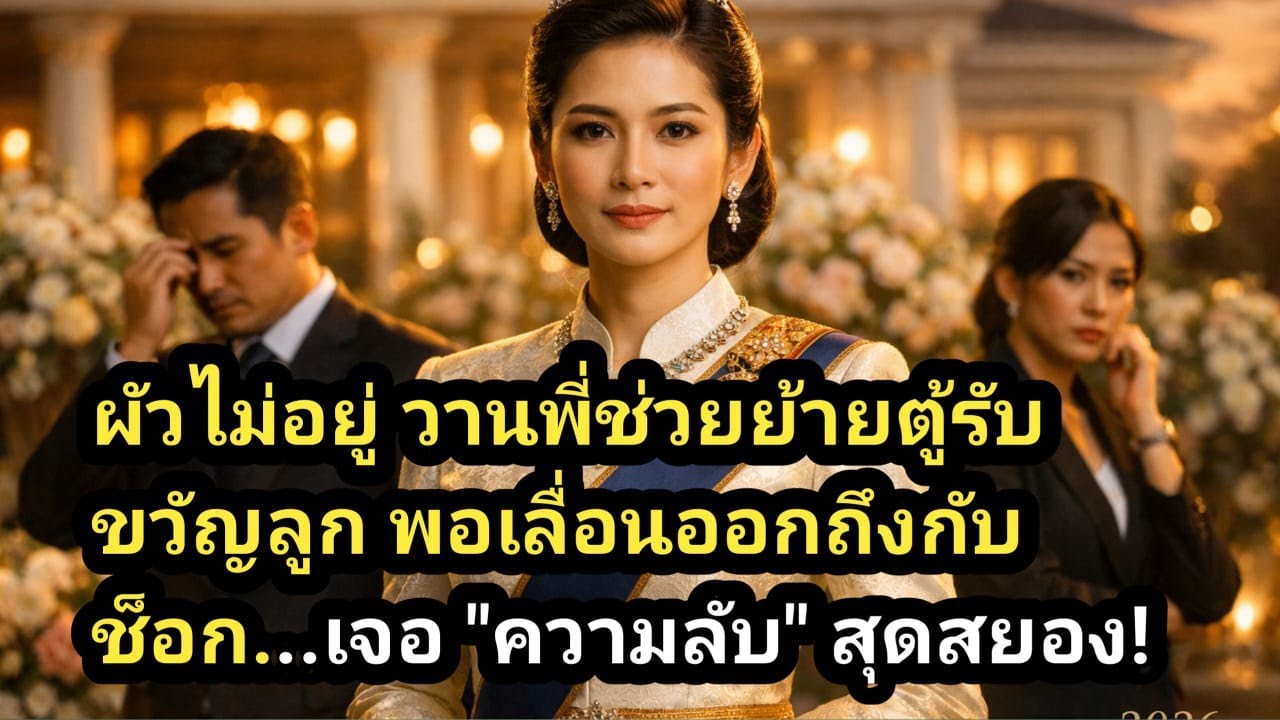ผัวไม่อยู่ วานพี่ช่วยย้ายตู้รับขวัญลูก พอเลื่อนออกถึงกับช็อก...เจอ 