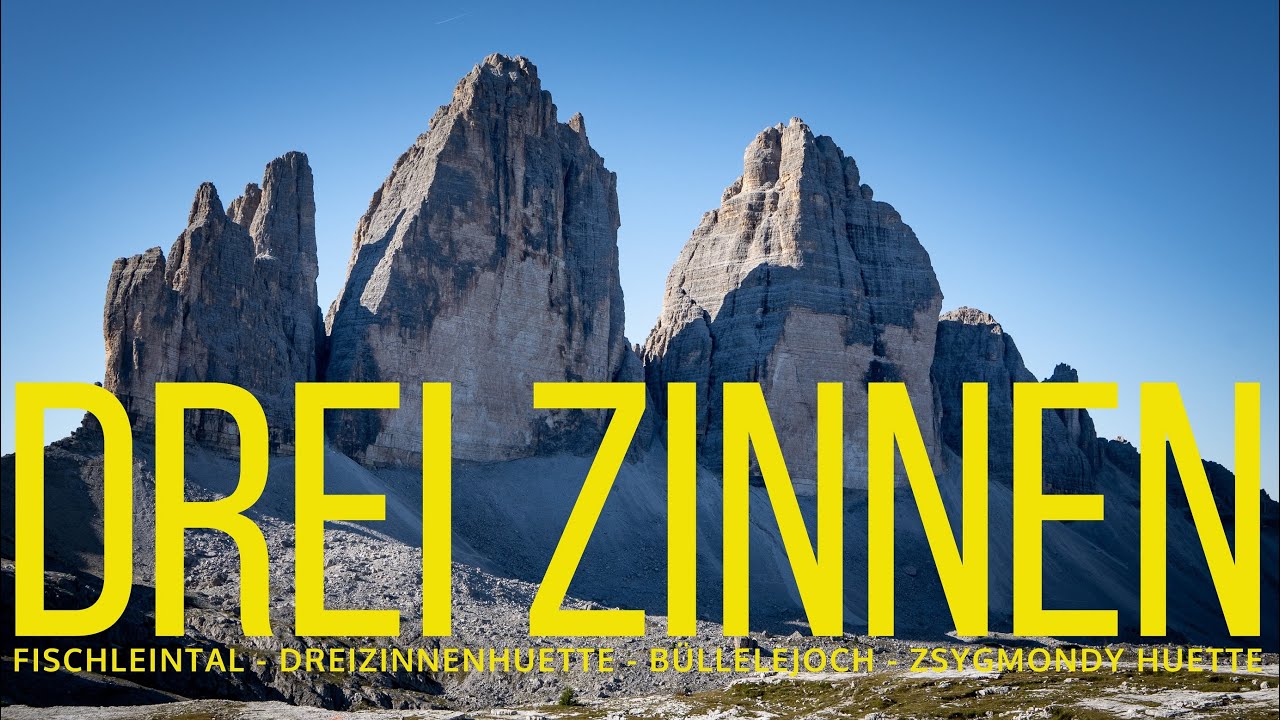 🇮🇹 DREI ZINNEN - 28 km Wanderung über Sexten Fischleintal Büllelejoch Tre Cime Di Lavaredo Dolomiten