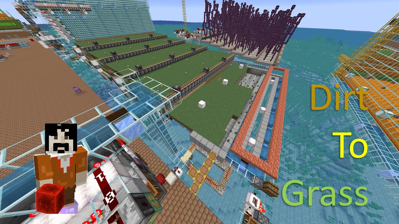 Конвертер блоков земли в траву (10 тыс./ч) для Minecraft Java SMP v1.21.11