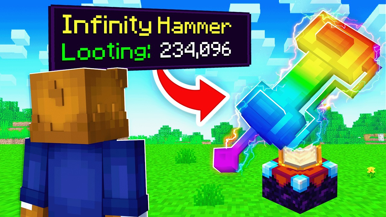 Создание Молота Бесконечности в Minecraft: Безумное создание