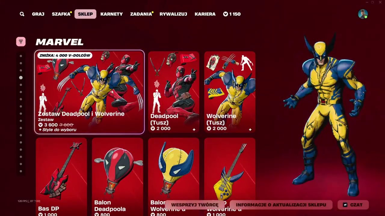 Sklep fortnite 02.04.2025r.