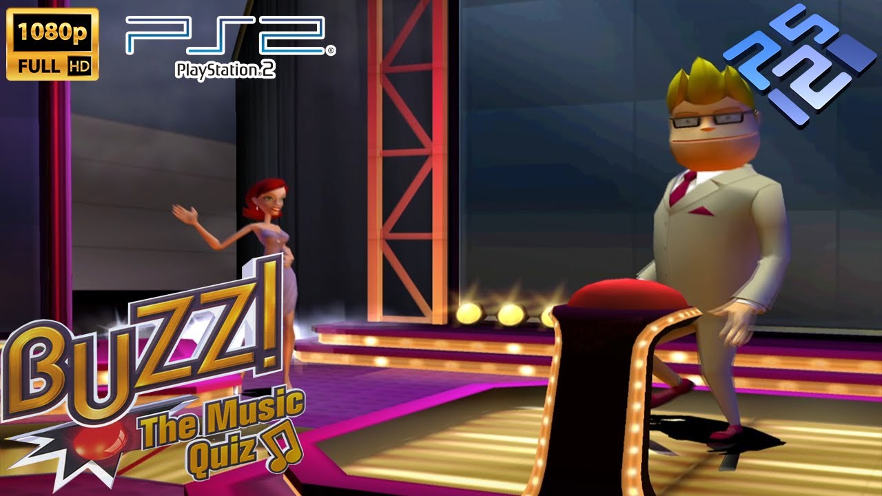 Buzz!: Музыкальная викторина PS2 HD Геймплей (PCSX2)