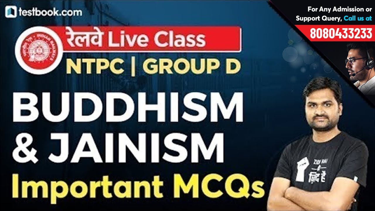 MCQs on Buddhism and Jainism | History Questions for RRB NTPC & Railway Group D | GS by Pankaj Sir