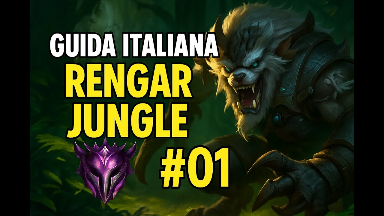 Rengar Giungla Gameplay: Strategie Macro e Micro | League of Legends #01