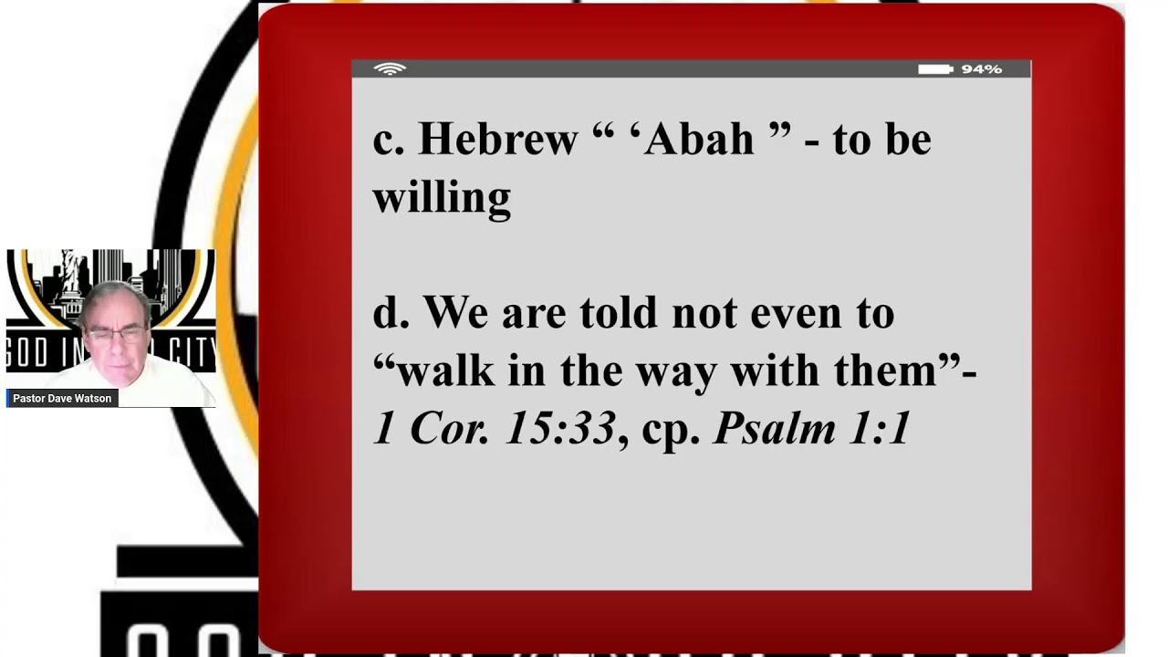 God in Our City - Living iSmart in an eStupid World - iStart1d - Thursday, February 5, 2026