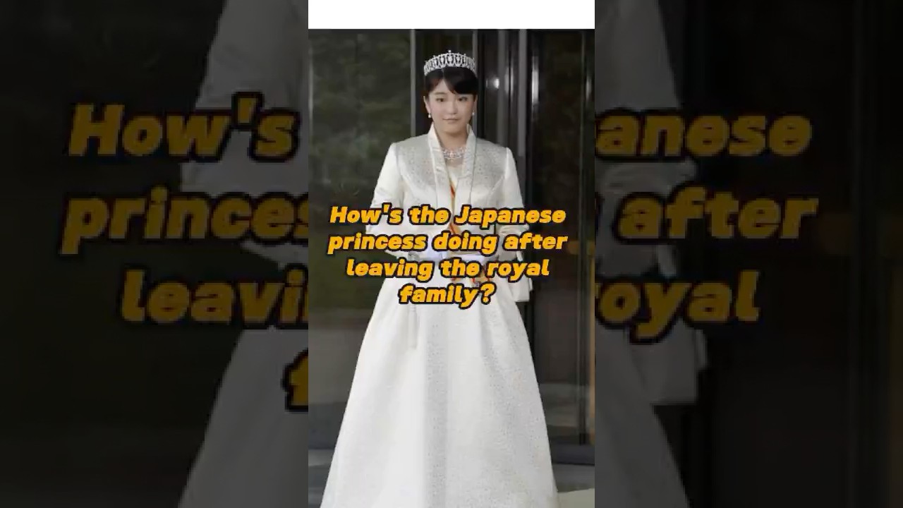 How's the Japanese princess doing after leaving the royal family? （entertain.natalie）#fyp#foryou