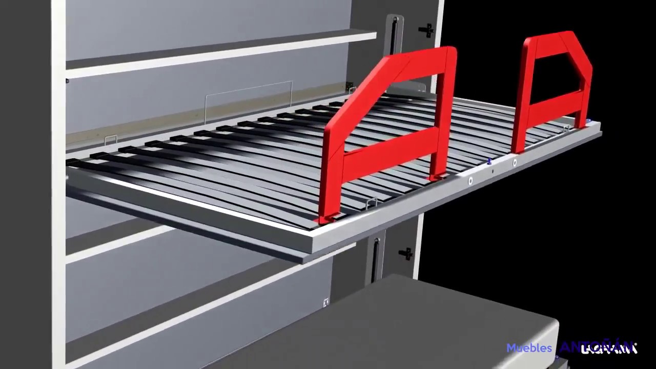 Muebles ANTOÑÁN León– Literas Plegables Dobles para dormitorio programa Living Lagrama