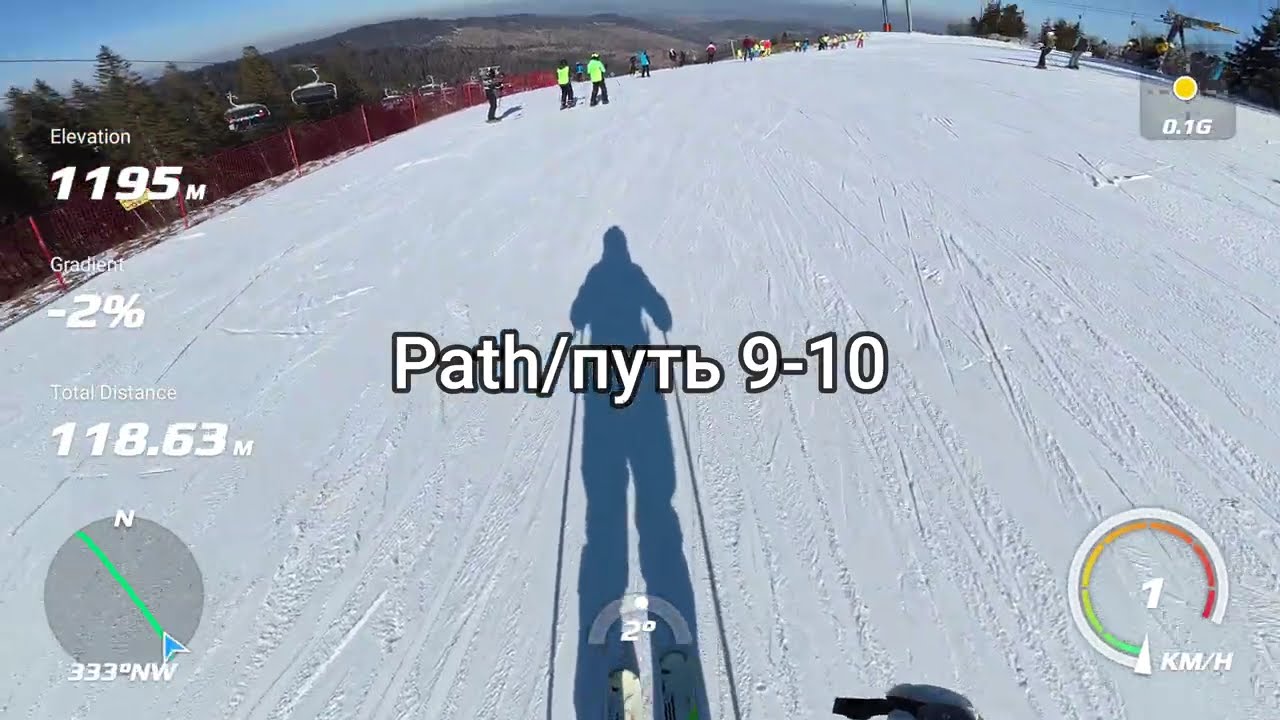 Skiing at Bachledka Ski & Sun - Slovakia #bachledka #bachledkaskisun #djiaction5pro #shotondji