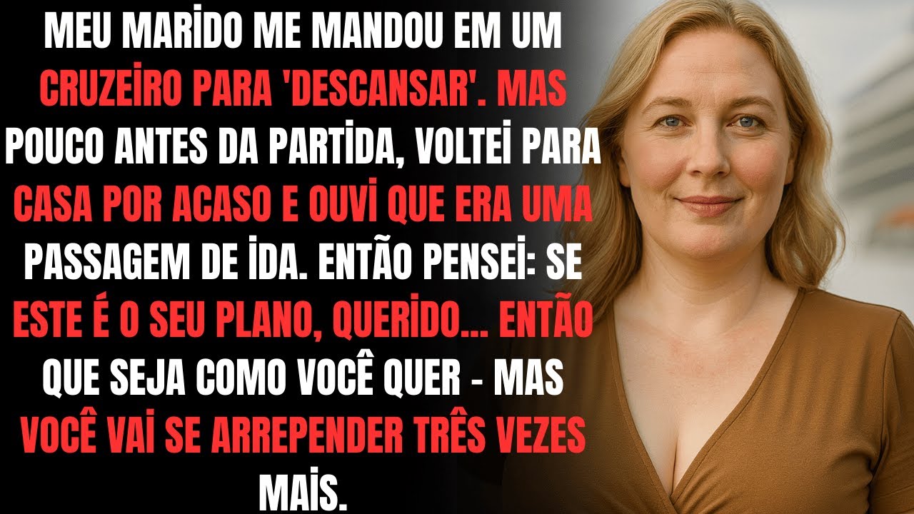 Meu Marido Planejou Minha Morte no Cruzeiro. Minha Vingança Foi Genial!