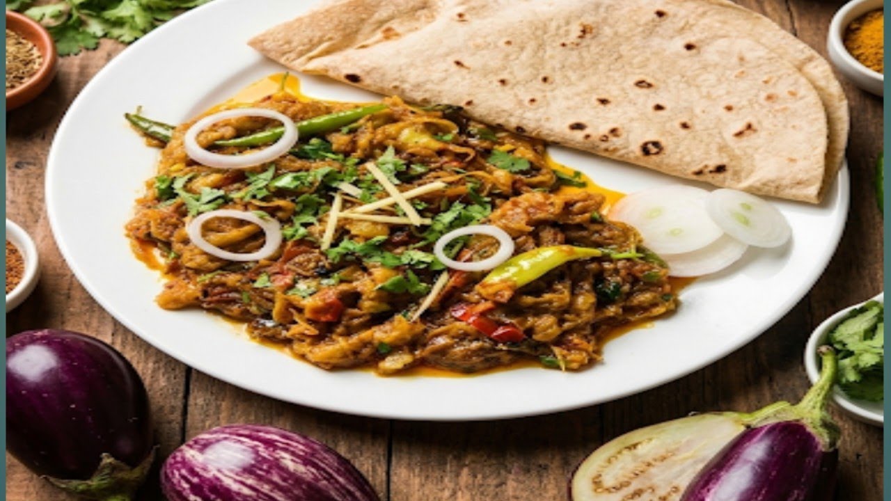 Smoky Baingan Bharta | चटपटा बैंगन का भरता |#baiganbharta #viralvideos #cooking #alfiyakitchen 