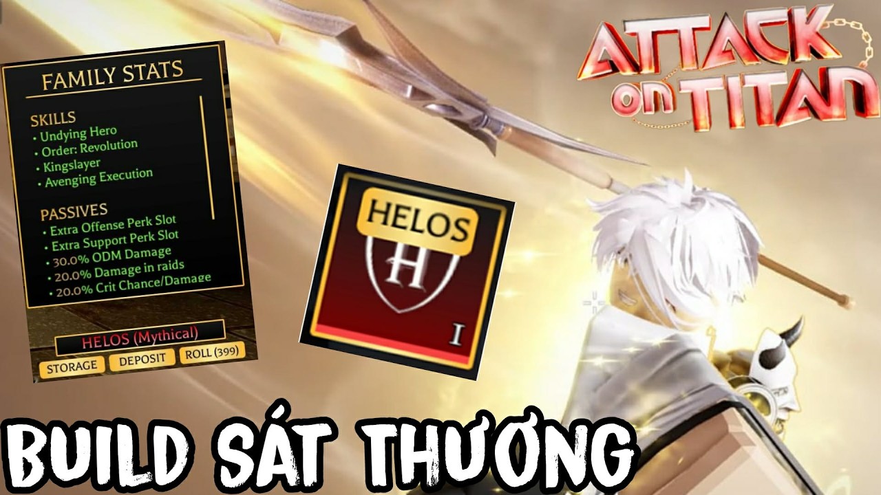 Build Đồ Helos + Thương Sét Bắn Thấm Như 