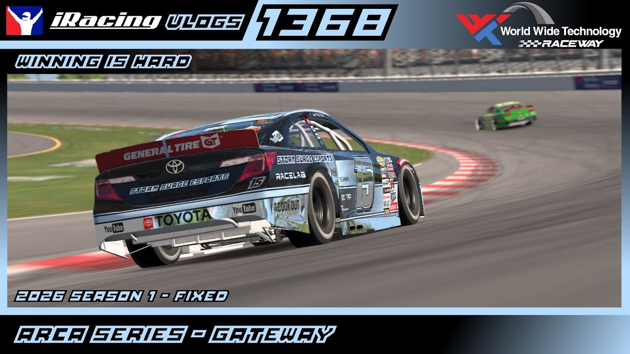 Winning Is Hard - ARCA Series @ WWT Raceway at Gateway - Fixed - iRacing Ep. 1368