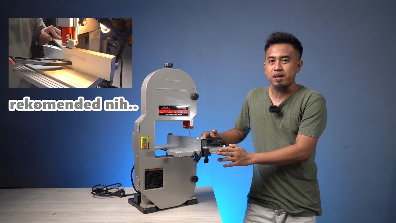 Watt rendah tenaga mantap, tes dan review gergaji mini bandsaw 8 inch - WIPRO JDD200