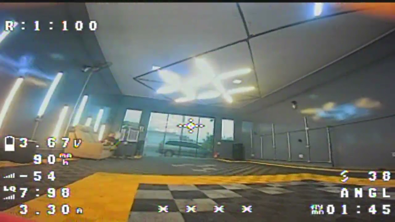 Drone Fpv - Air65   Voo Angle Indoor