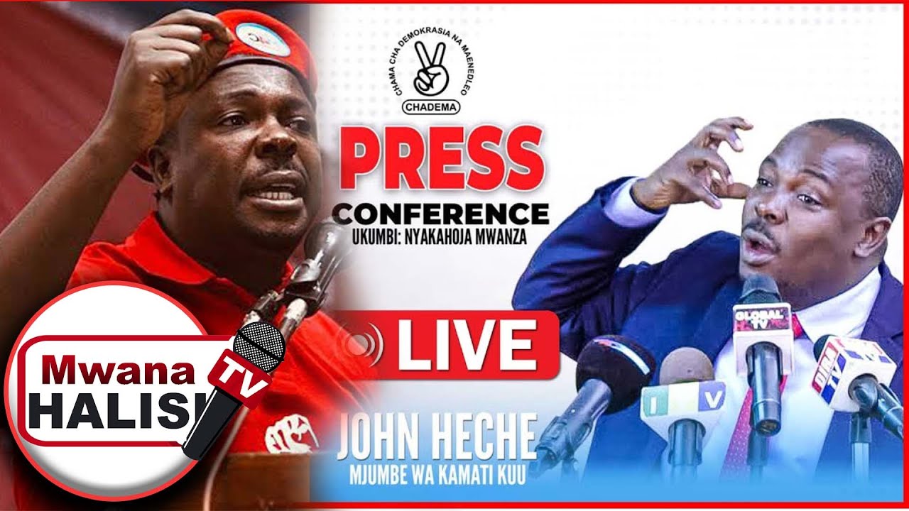 🔴LIVE: JOHN HECHE ANAFUNGUKA MAZITO MUDA HUU/AJITOSA KUMVAA WENJE UCHAGUZI CHADEMA