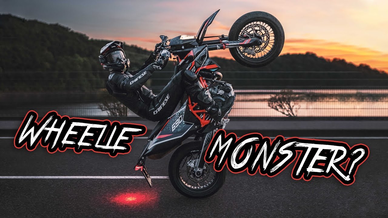 Kennzeichen Schleifen?! Wheelies mit der KTM 690 SMC-R 2019 // EDGESOFSUPERMOTARD