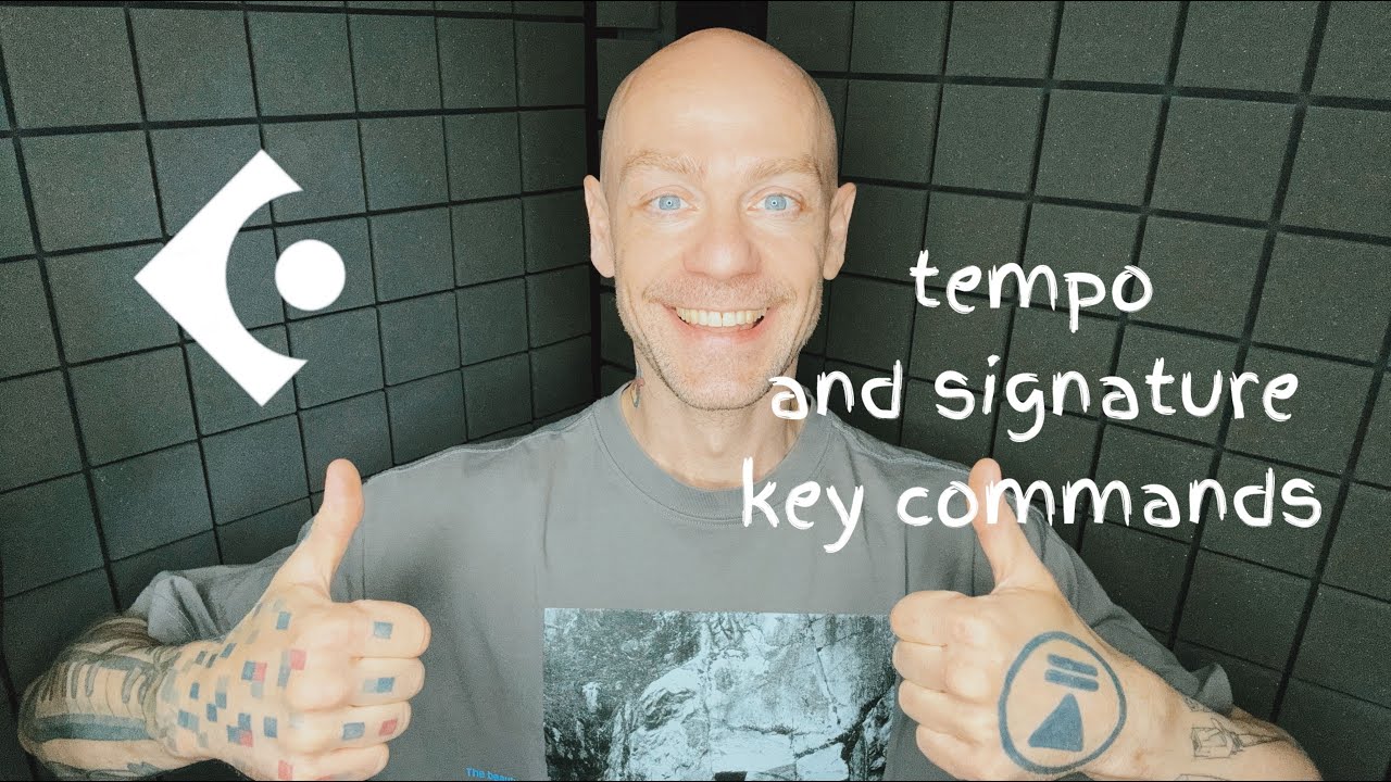 горячие клавиши для темпо трэка (tempo and signature key commands)