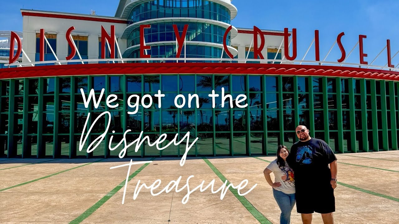 We got on the Disney Treasure 