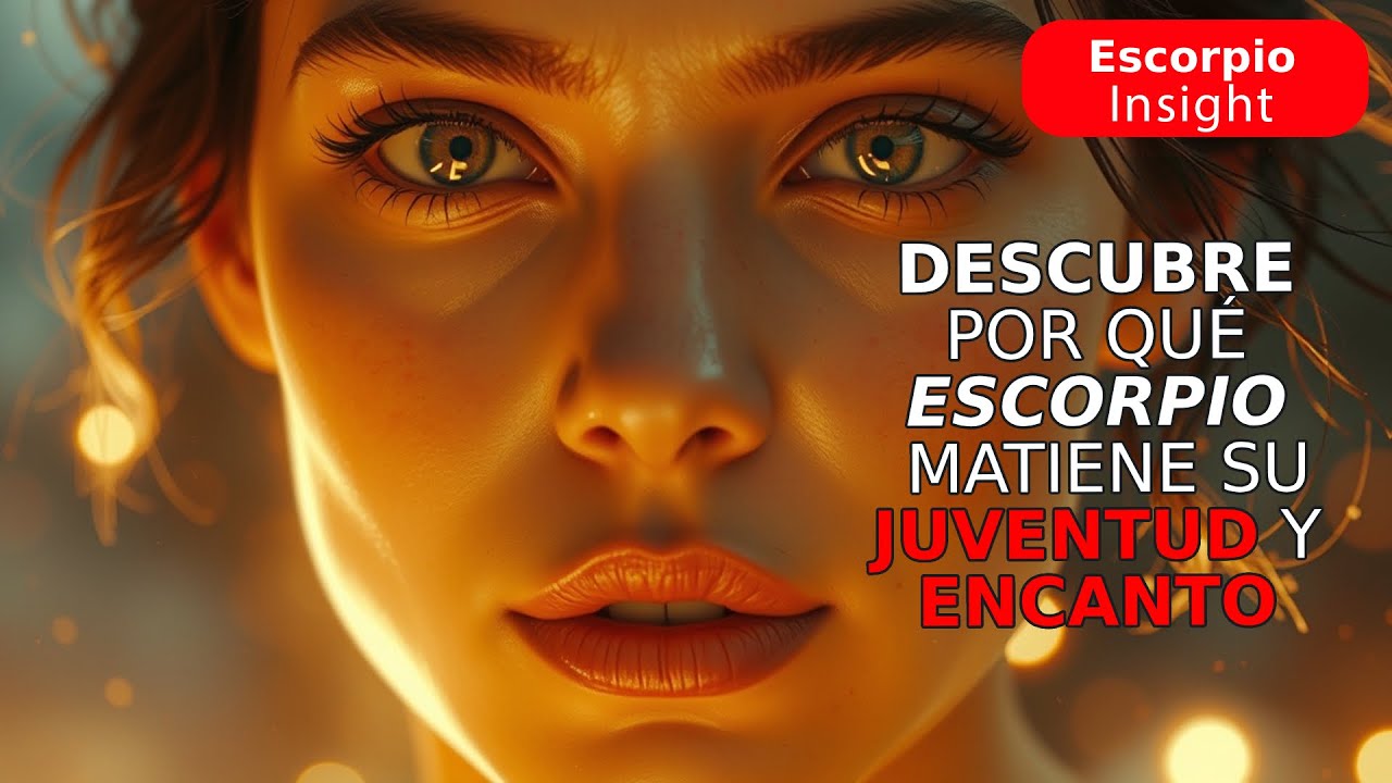 Descubre por qué ESCORPIO mantiene su JUVENTUD y ENCANTO