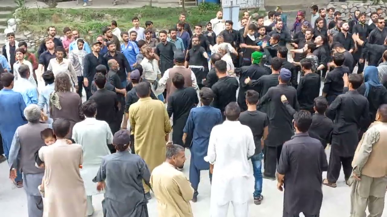 Ashura Juloos in Hunza from Imamia Complex Ganish to Masjid e Ali Aliabad
