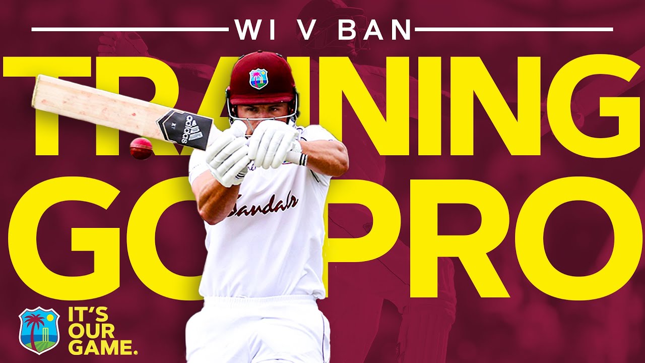 GoPro Batting & Keeping! | Josh Da Silva Wears a GoPro in Training Match! | West Indies