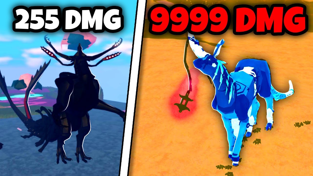 I Survived as HIGHEST DPS CREATURE in Creatures Of Sonaria…