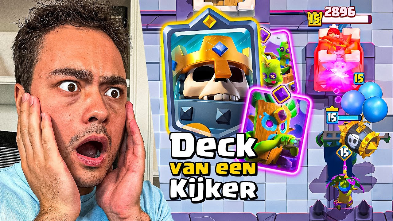 Ik Speel met Jouw Deck op Clash Royale...