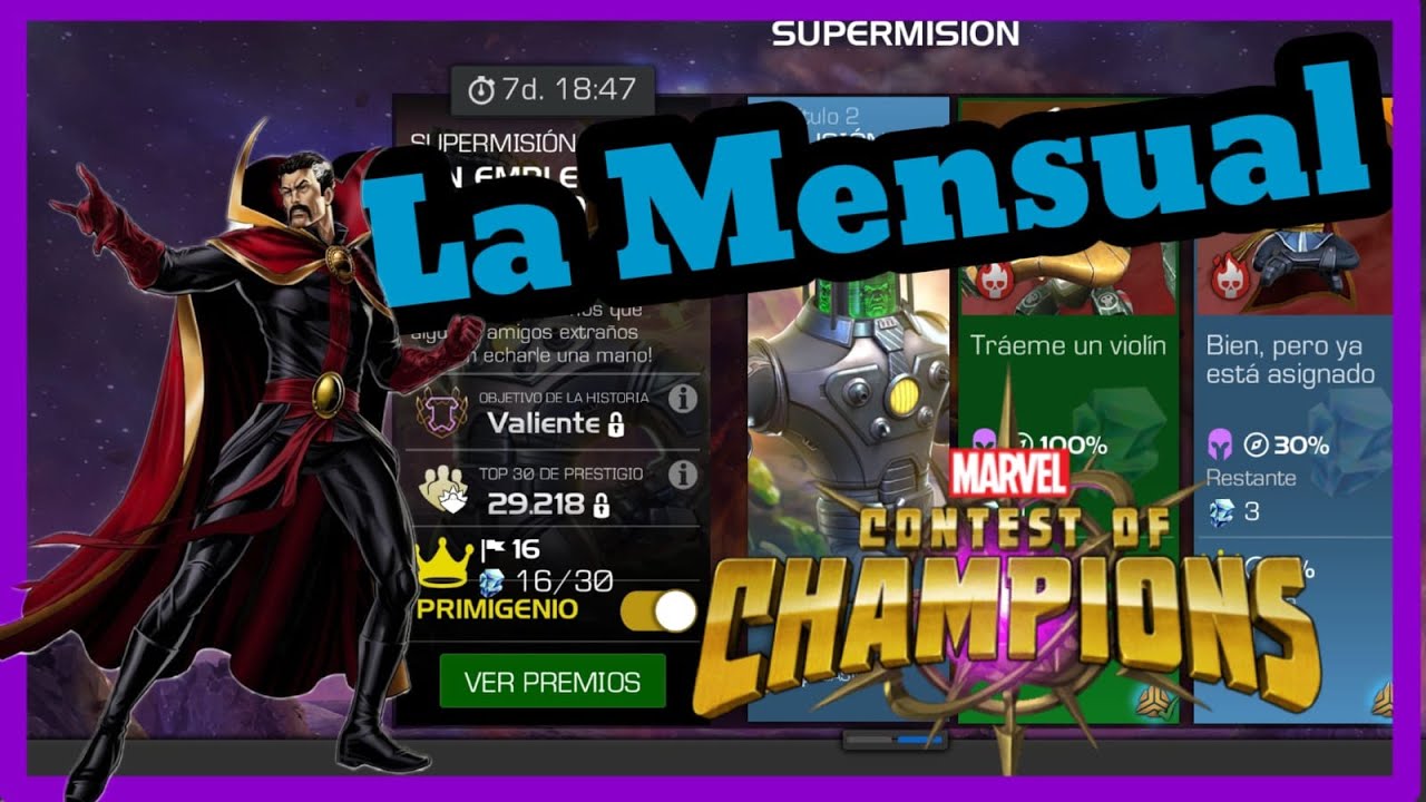 MCOC: Bien, pero ya está asignado