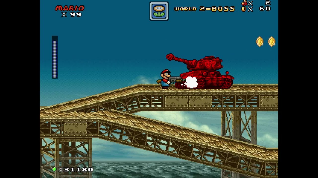 Mushroom Kingdom Fusion V0.8 (Mario Only) World 2 Part 8 General Morden