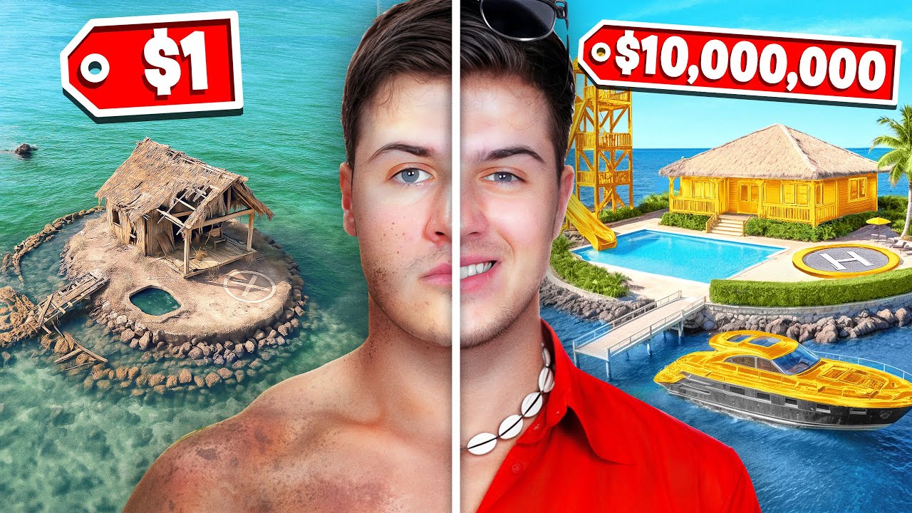 CHEAP vs EXPENSIVE Private Island Challenge
