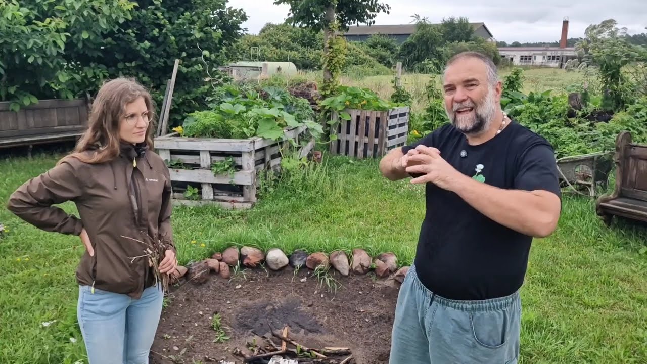 Pflanzenkohle selbst herstellen, Erd-Kon-Tiki & TriaTerra-Kocher