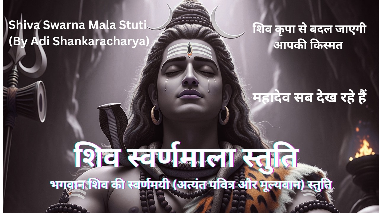 Shiv Swarnmala Stuti | Powerful Shiva Stotra for Peace, Protection & Blessings | Mahadev Bhakti