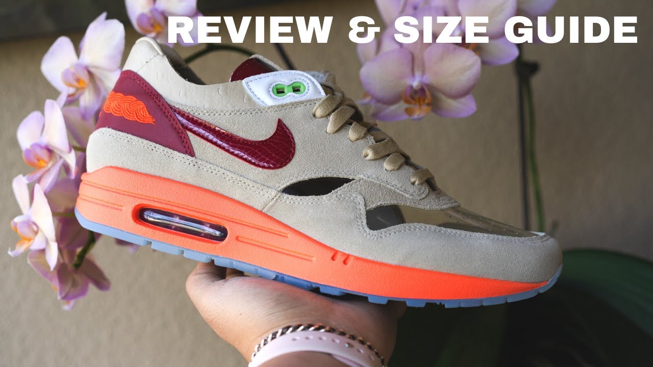 These Fit A Little Larger Than Normal! | Nike Air Max 1 x CLOT Kiss of Death Review