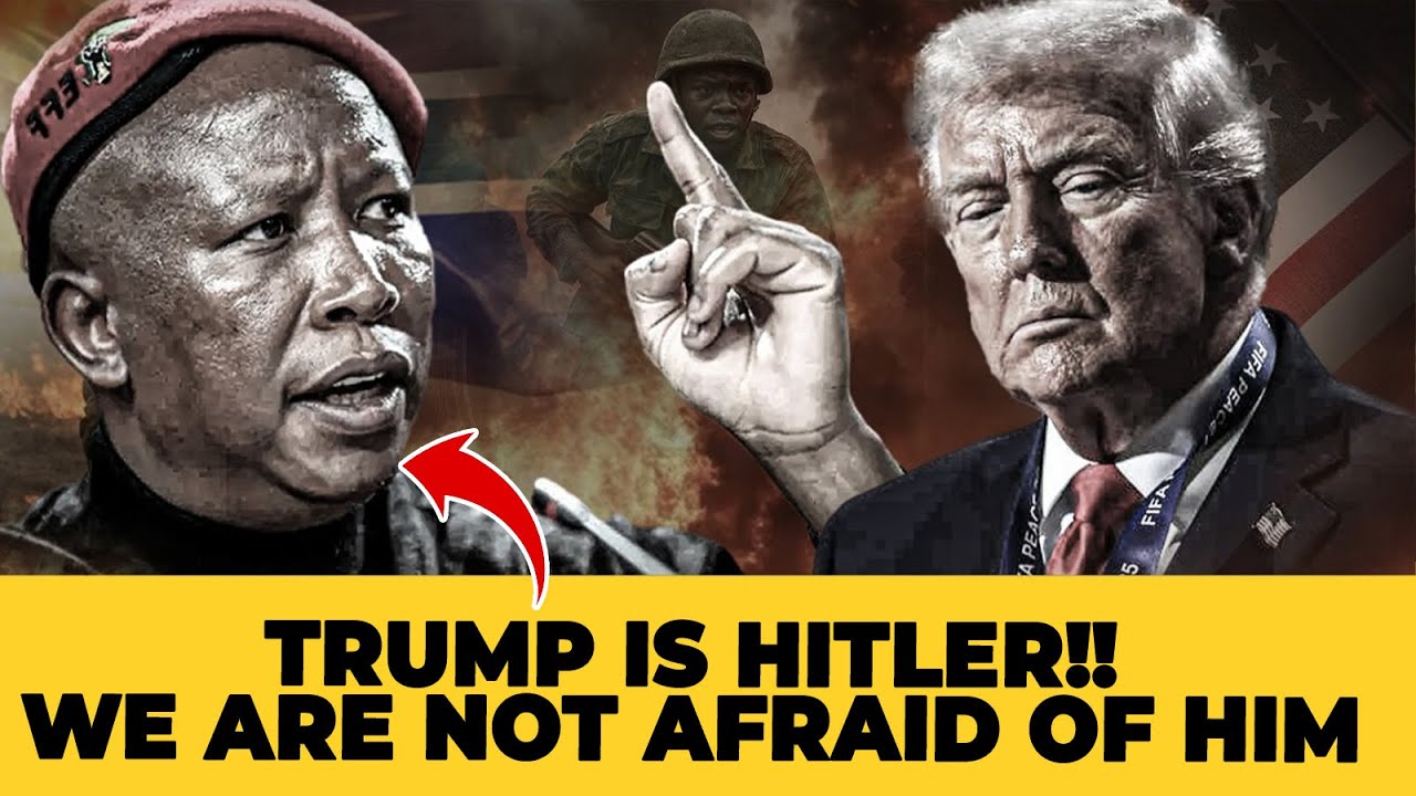 JULIUS MALEMA SLAMS DONALD TRUMP IN EXPLOSIVE SHOWDOWN