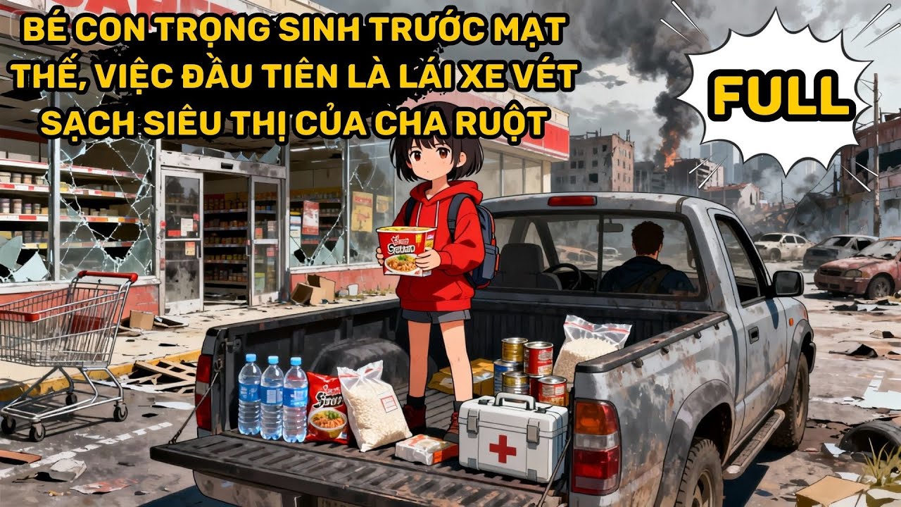 FULL PHẦN 1 - BÉ CON VỪA TRỌNG SINH ĐÃ LÊN XE DỌN SẠCH SIÊU THỊ CỦA CHA, MẠT THẾ CÒN CHƯA KỊP TỚI