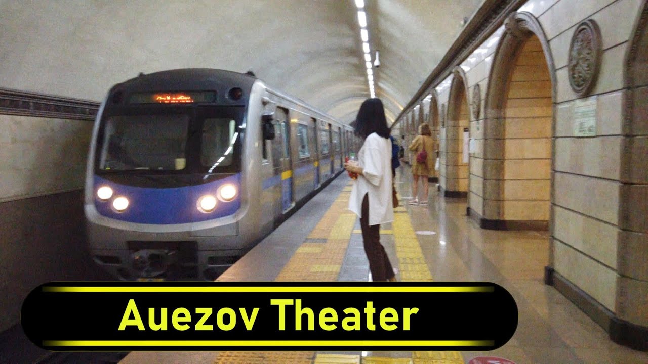 Metro Station Auezov Theater - Almaty 🇰🇿 - Walkthrough 🚶