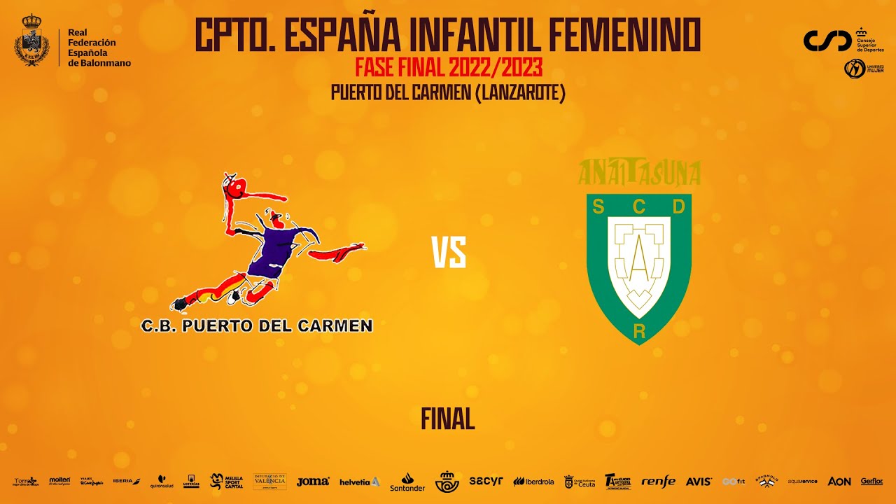 #CDEInfantilBM - Femenino - Final | Tiñosa-Puerto del Carmen : Helvetia Anaitasuna A
