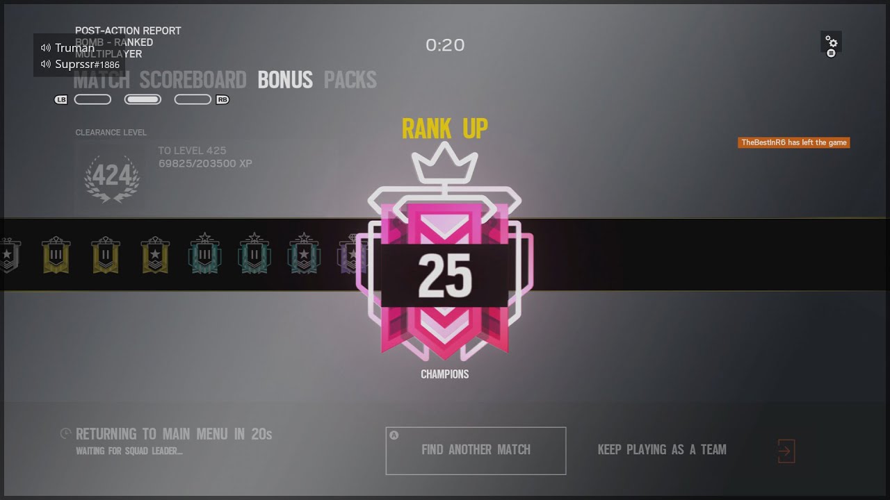 Steel Wave TOP 25 CHAMPION - Rainbow Six Siege Xbox