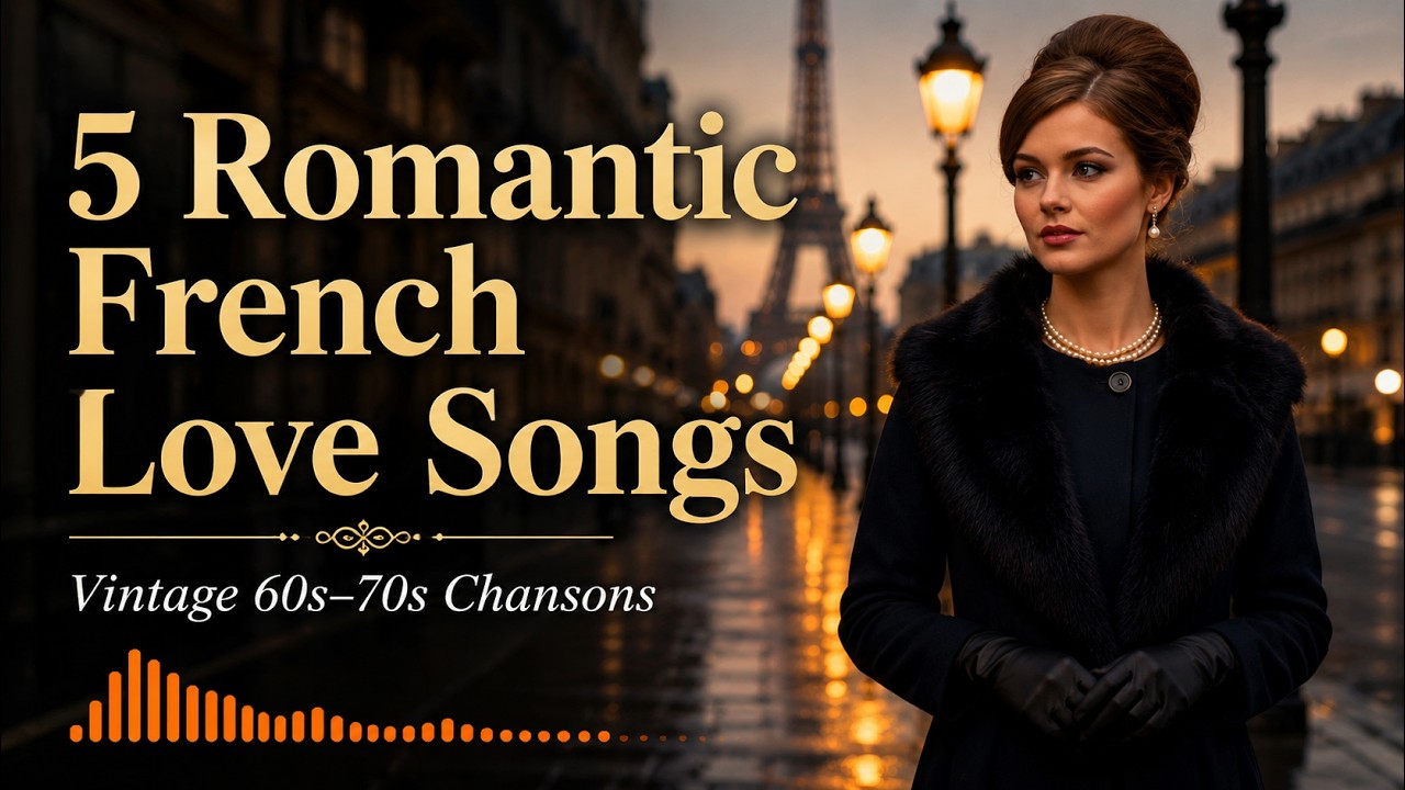 Romantic French Love Songs 💖 Vintage 60s–70s Chansons | Timeless Paris Romance