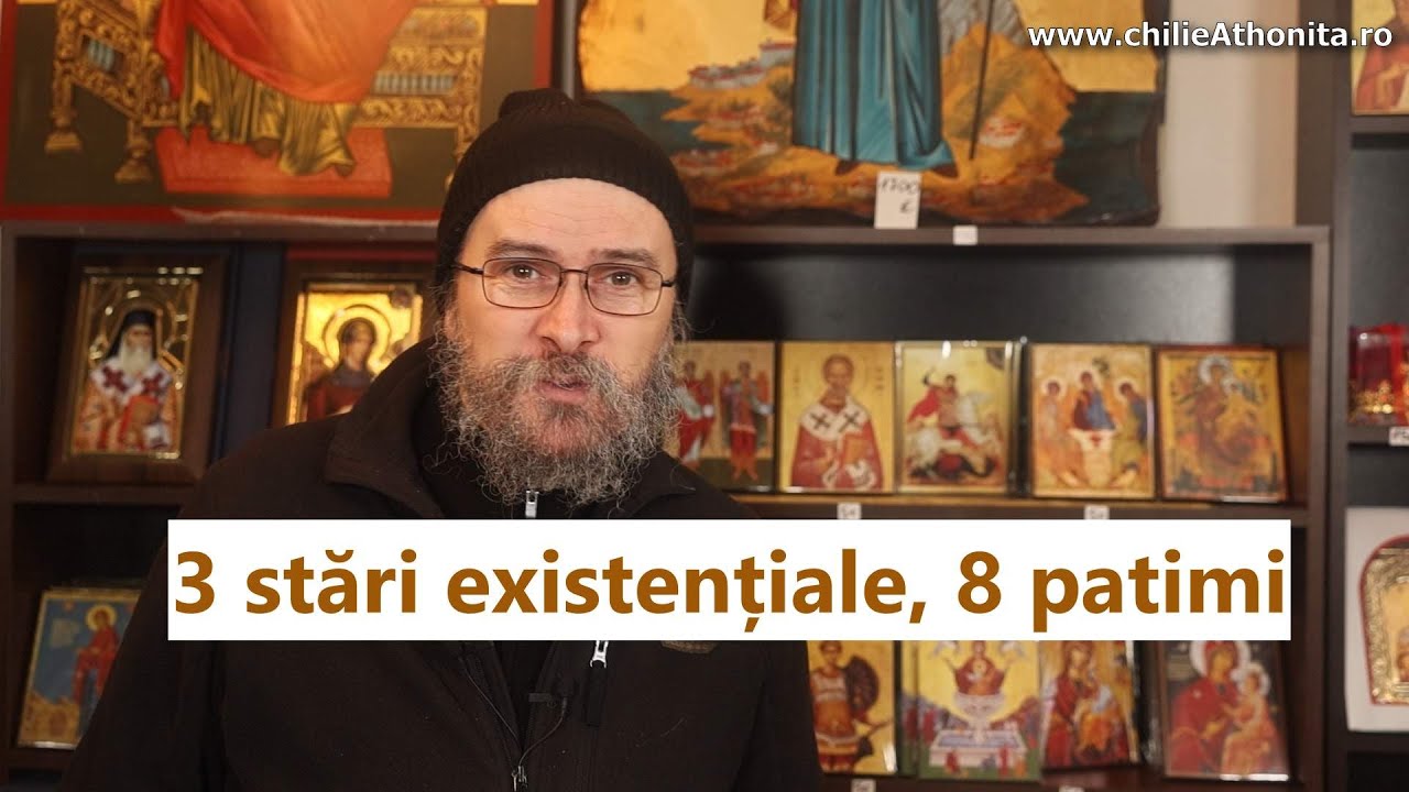 3 stări existențiale, 8 patimi - p. Teologos