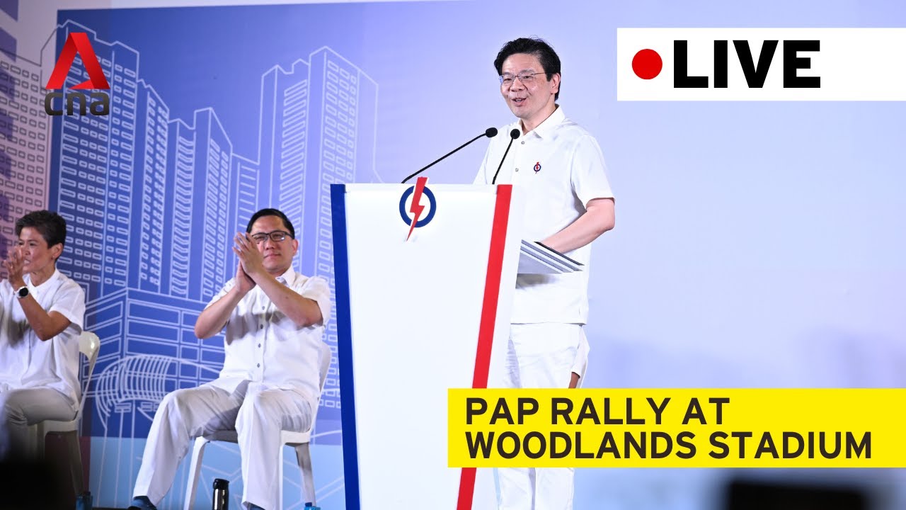 People's Action Party rally for Marsiling-Yew Tee GRC at Woodlands Stadium | Apr 24