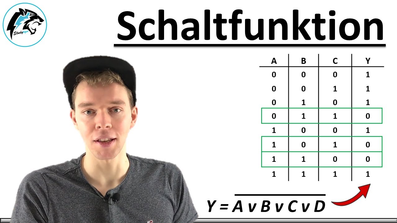 SCHALTFUNKTION aus Wahrheitstabelle bestimmen | (Digitaltechnik)