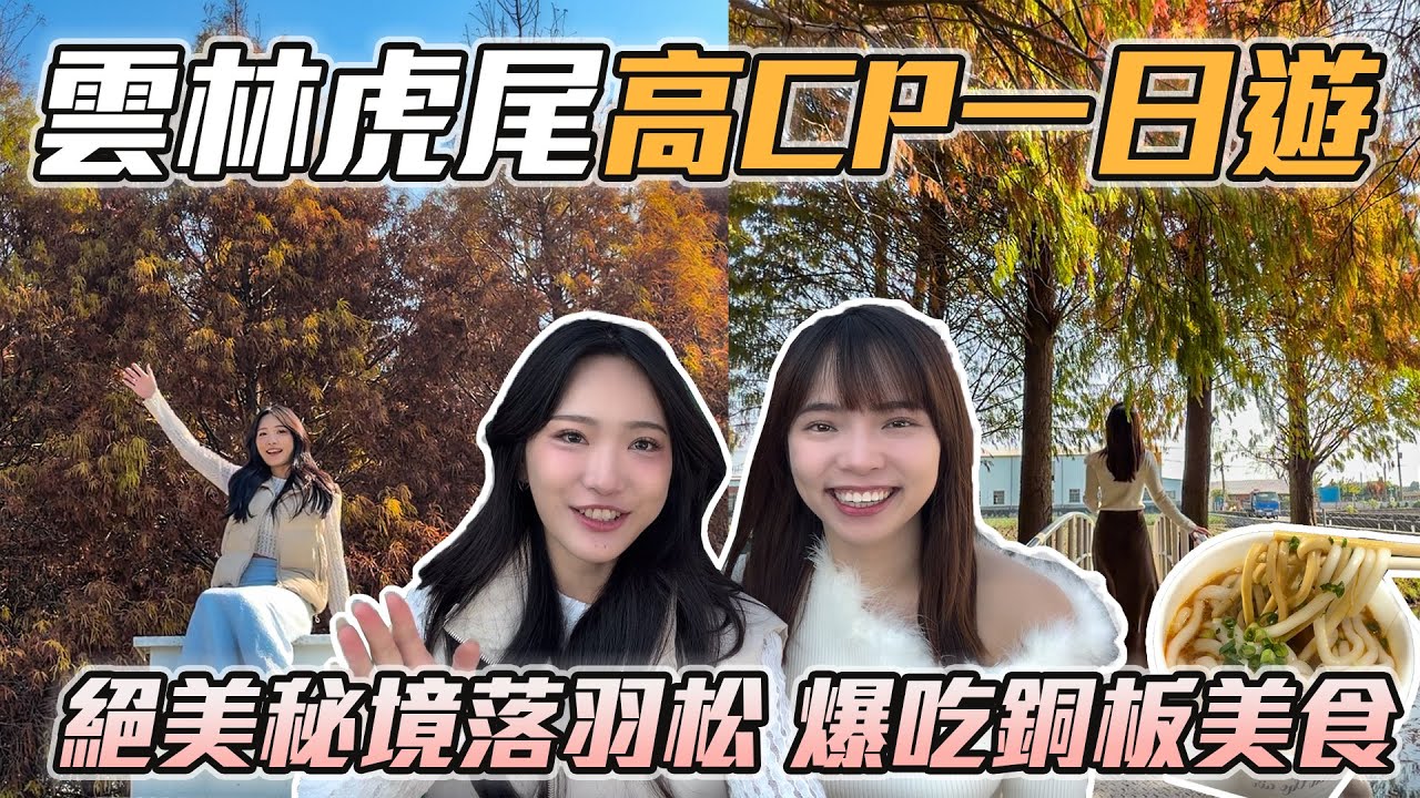 雲林虎尾高CP值一日遊，從早吃到晚一人只要$140！婆婆麵20元、1元地瓜球！平價版Costco超好逛、夢幻落羽松秘境🌲