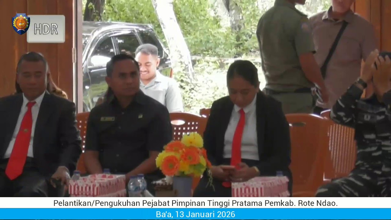 🔴 Live Pelantikan/Pengukuhan Pejabat Pimpinan Tinggi Pratama Pemkab. Rote Ndao.