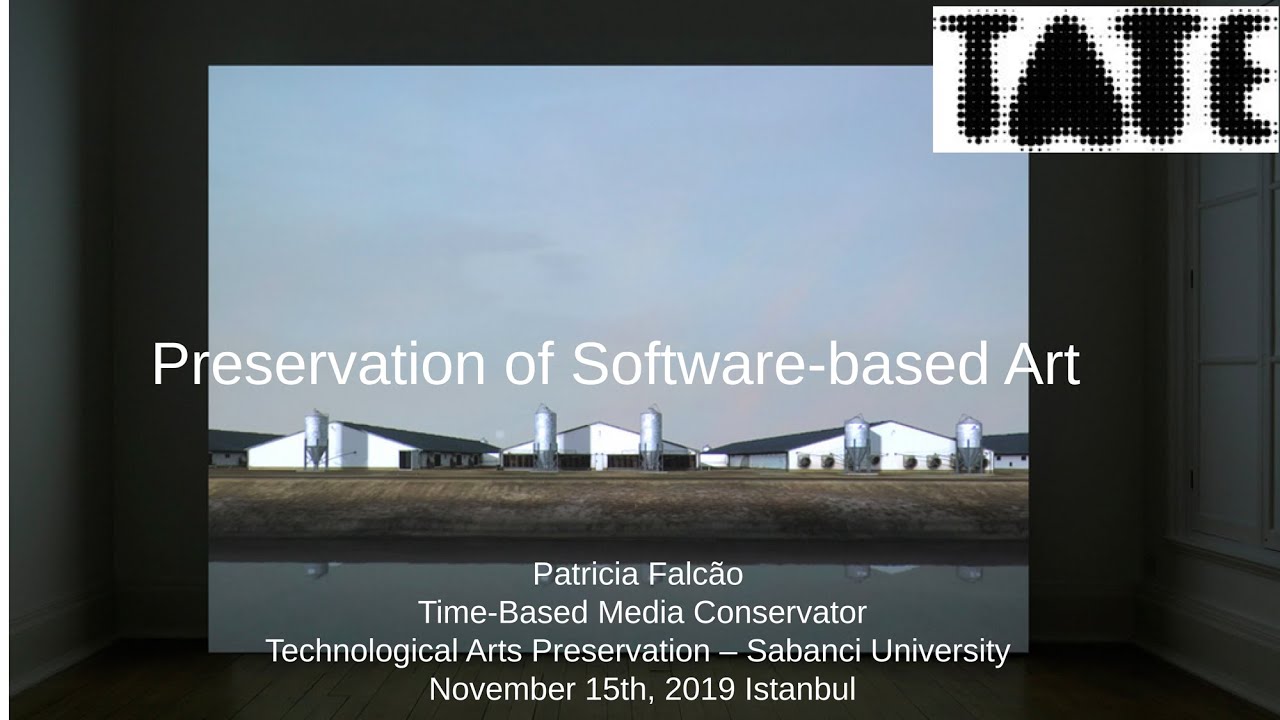 Patricia Falcao -- Preservation of Software-based Art