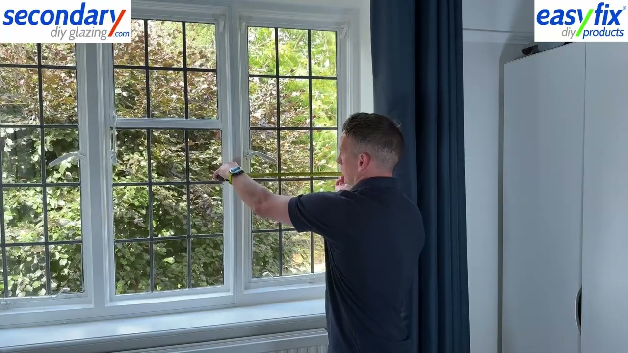 Easyfix Magnetglaze Secondary Glazing - measuring and fitting instructions