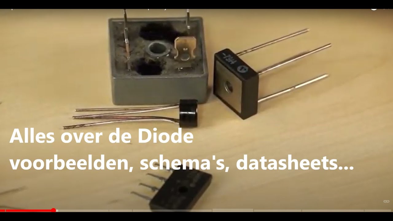 Componentenleer: Diode - elektronica - theorie en praktijk - voorbeelden