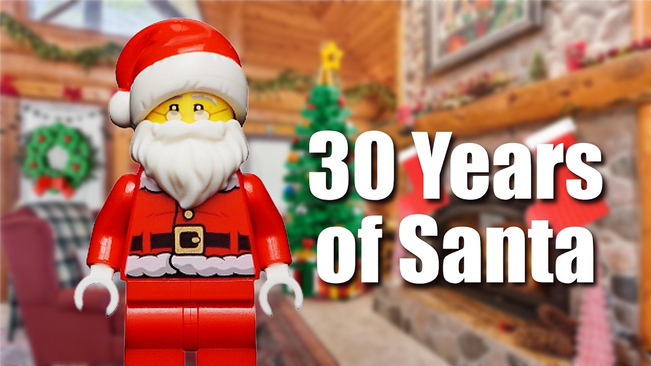 LEGO Santa Through the Years (30-Year Evolution)