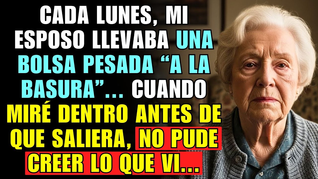 CADA LUNES, MI ESPOSO LLEVABA UNA BOLSA PESADA 