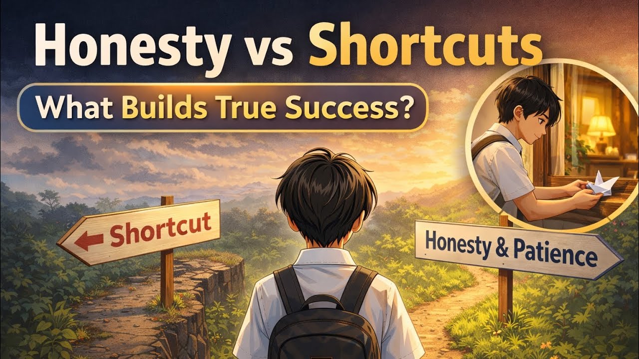 Shortcut vs Honesty || Aarav’s Biggest Mistake ||Truth Always Wins #englishstory #motivationalstory